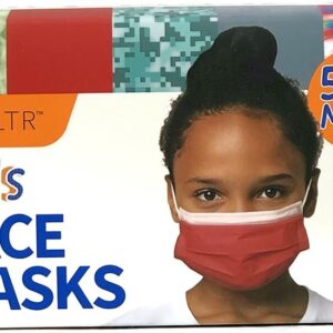 MY FLTR - Face masks designed for children, suitable size, adjustable elastic ear straps, 95% filtration, including 20 adjustable elastic ear straps