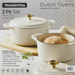 Tramontina Enameled Cast Iron Dutch Ovens Set
