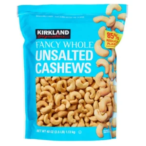 Kirkland Signature Fancy Whole Cashews, Unsalted