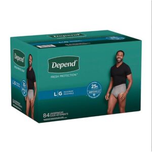 Depend Fresh Protection Men L / G - 84 Count