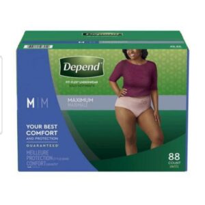 Depend Flexi Fit Incontinence Underwear For Women ( Medium) 88ct